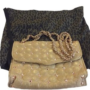 Rebecca Minkoff Quilted Affair Bag W/ Studs, Rose Gold Hardware